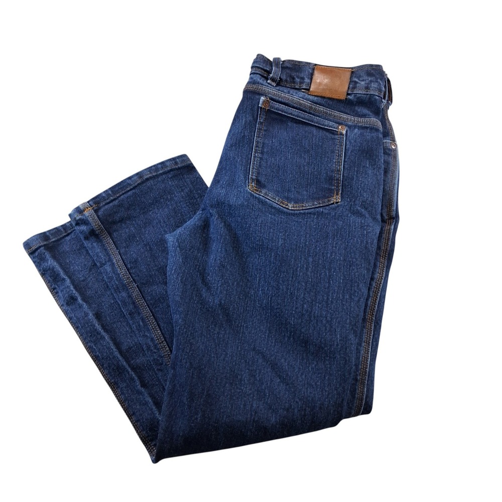 Origin USA Legit Fit Jeans Mens 36x29 Blue Straight Leg Made in‎ Maine Denim